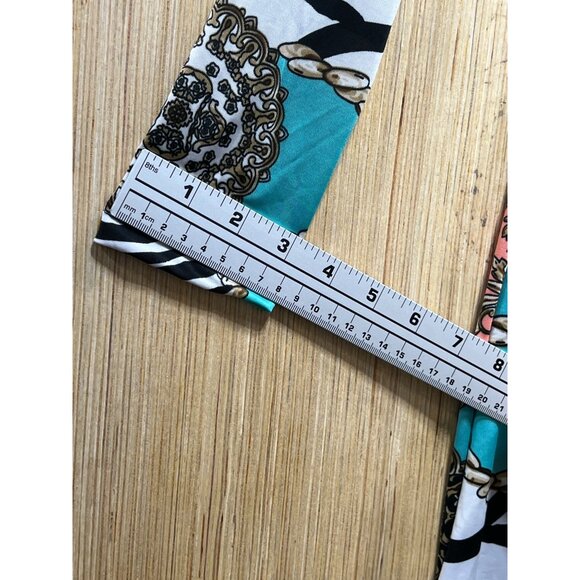 Women's Floral Print Asymmetrical Dress - Multicolor - Medium - Picture 7 of 13